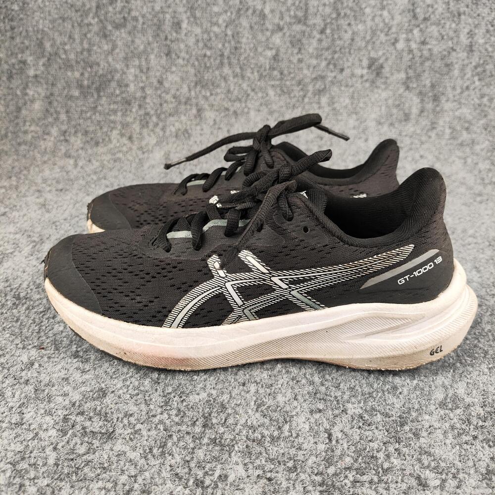 ASICS GT-1000 13 Shoes Mens Size 4.5 Black Mesh Running Sneakers 1014A343